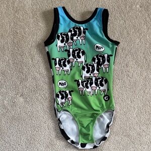 Gymgear Cow gymnastics leotard